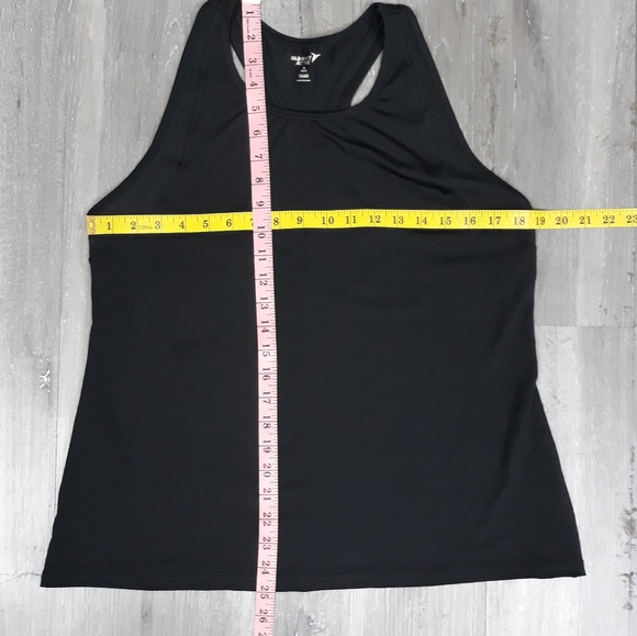 Old Navy Active Go Dry Black Racerback Tank with Mesh Inserts XL P - Picture 9 of 9